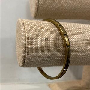 Gold Brass Bangle Bracelet